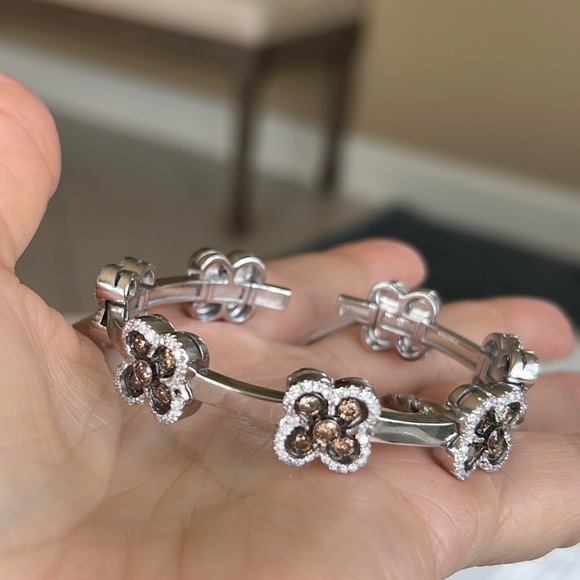 18 karat gold, and 3 carat diamond bracelet - Picture 7 of 17